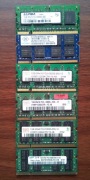 Zestaw pamięci RAM DDR2 SO-DIMM do laptopa | 6x 1GB | Mix Marek