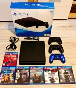 Zestaw PS4 Slim 2TB | BOX | 6 Hitów | Pad Sprawdzony + 2 Dodatkowe Gratis