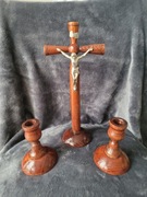 Komplet koledowy drewniany Rękodzieło 