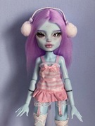 monster high lalka alt frankie budget g3 ooak custom repaint 