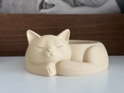 Miseczka w kształcie śpiącego kota – dekoracyjna, 3D