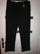SPODNIE DAMSKIE JEANS COTTON TRADERS 42 XL CZERŃ 