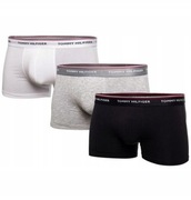 Tommy Hilfiger Bokserki 3-pak L – czarne, białe, szare