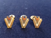 Victoria Jarocin komplet odznak na śrubę