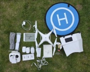 Mega zestaw Dron Dji Phantom 4 Pro z masą dodatków i tabletem iPad 4 mini