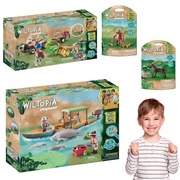 ZESTAW PLAYMOBIL SAFARI WYCIECZKA DO MANATÓW + QUAD RATUNKOWY + FIGURKI