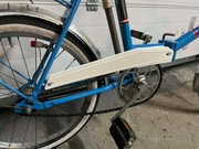 Biały ochraniacz na łańcuch Romet Wigry 3 składak osłona łańcucha