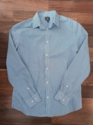 Koszula w paski H&M biało granatowa - r. L