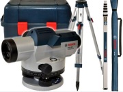 NIWELATOR OPTYCZNY GOL 20 D BOSCH + ŁATA + STATYW
