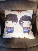 Poduszka dekoracja 40x40 2in1 funkcja kocyka 