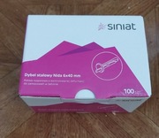 SINIAT Kotwa, kołek, dybel stalowy 6x40mm Nida Siniat
