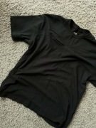Czarny T-shirt Koszulka House Boxy Fit Basic Gładka Oversize S