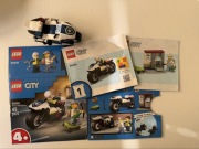 Zestaw klocków Lego motor policyjny 60455