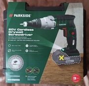 Wkrętak do suchej zabudowy Parkside 20V PTBSA