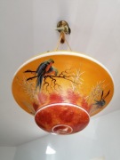 Ampla żyrandol art deco 