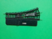 Rozjazd kolejowy (zwrotnica) HO(1:87).