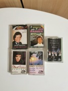 Stare kasety magnetofonowe z muzyką pop i operową vintage lata 90/00