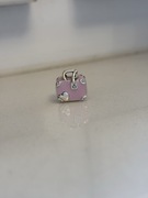 Charms Różowa torba podróżna Srebro