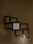 zegar z ramkami na zdjęcia