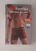 Bokserki męskie HiMountain rozmiar XXL 2 sztuki 95 % bawełna