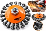 SZCZOTKA DRUCIANA 115mm M14 PLECIONA BOCZNA DO SZLIFIERKI KĄTOWEJ GERMAFLEX