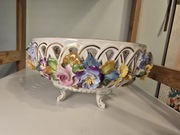 Piękna patera  koszyk Dresden Carl Thieme Potschappel