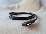 Kabel usb-c na usb-c usb c podwójne czarny dwustronny