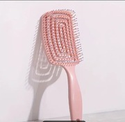 Relaksująca elastyczna szczotka do masażu i stylizacji włosów