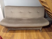 Kanapa zamszowa ciemny beż