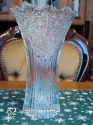 Piękny stary wazon kryształowy 