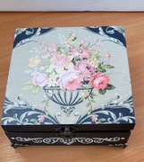 Pudełko szkatułka decupage