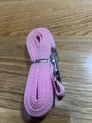 Różowa smycz 150 cm