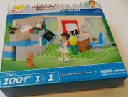 klocki cobi 1740 100 klocków weterynarz action town lekarz doktor szpital