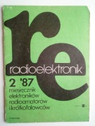 Radioelektronik miesięcznik 2/87  (spis treści na zdjęciu)