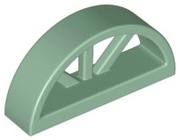 LEGO 2 x 20309 okno łukowe 1x4x1,67 - zielony piaskowy