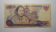 Stary banknot Indonezja 10000 Rupiah