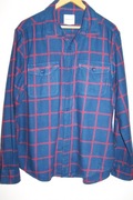 American Eagle Outfitters koszula w krate L  granatowa