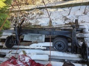 Belka zawieszenia oś tylna Renault Scenic I '97-'03 KPL + bębny