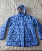 Kurtka niebieska kaptur