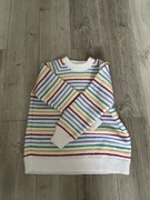 sweter w kolorowe paski