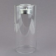 Szklany lampion / wazon Riverdale Votive Clear 15 cm