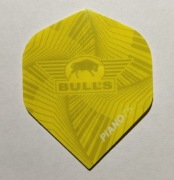 Piórka do rzutek Bulls Piano 75 mikron żółte