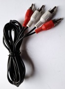 Przewód 2xCinch - 2xCinch kabel 200cm Nowy + Drugi przewód gratis