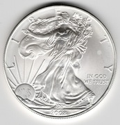 Amerykański orzeł 2008r - 1uncja srebra