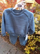 komplet dresowy dla dziecka DKNY baranek spodnie i bluzka rozmiar 6T