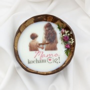 Świeca Sojowa w Kokosie – „Mamo, kocham Cię!” / Wyjątkowy prezent od syna 