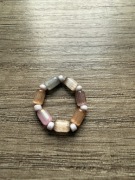 Pierścionek z koralików szklanych