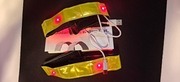 Dwie opaski odblaskowe z diodami LED bikemate