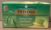 Twinings Green Tea Earl Grey 25 saszetek