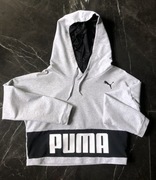 PUMA szaro-czarna bluza z długim rękawem i kapturem rozm. S 36 NOWA